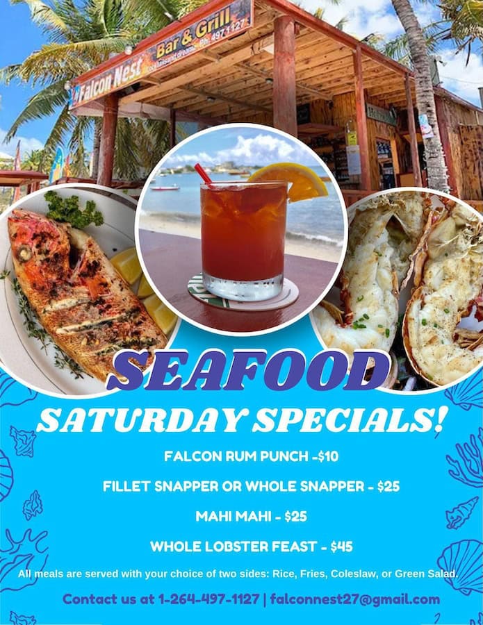 Seafood Saturday Specials